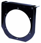 Tail Light Bracket, Black Steel, For 4" Round Lights